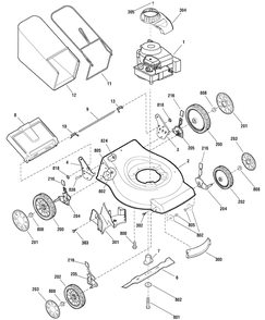 Part Location Diagram of 95890YP Murray SCREW, HEXWASHER HEAD